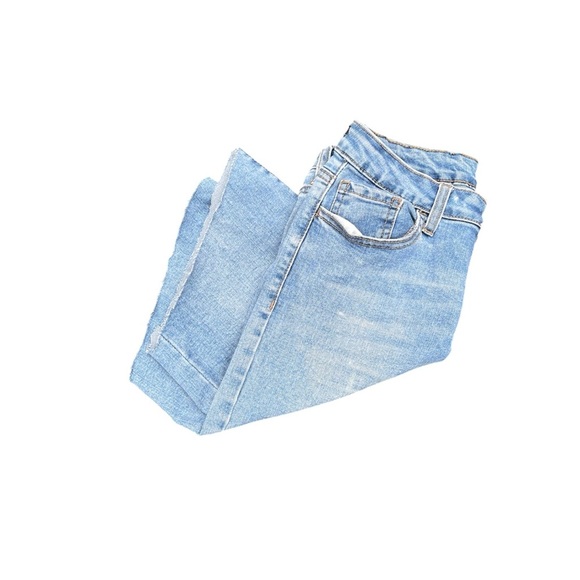 Women’s Blue Denim Daisy Duke Shorts by Forever 21 size 30 - Picture 3 of 4